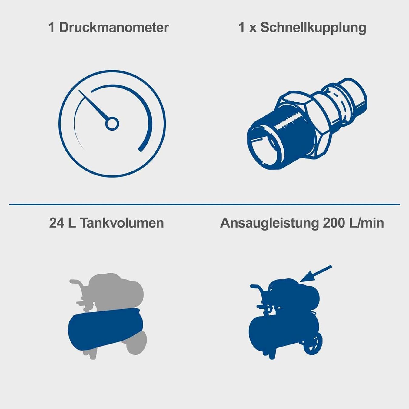 Scheppach Compressori: Scheppach Druckluft Kompressor HC30ox – Nuovo e nell'imballaggio originale da Bottighofen venduto da zaap 3
