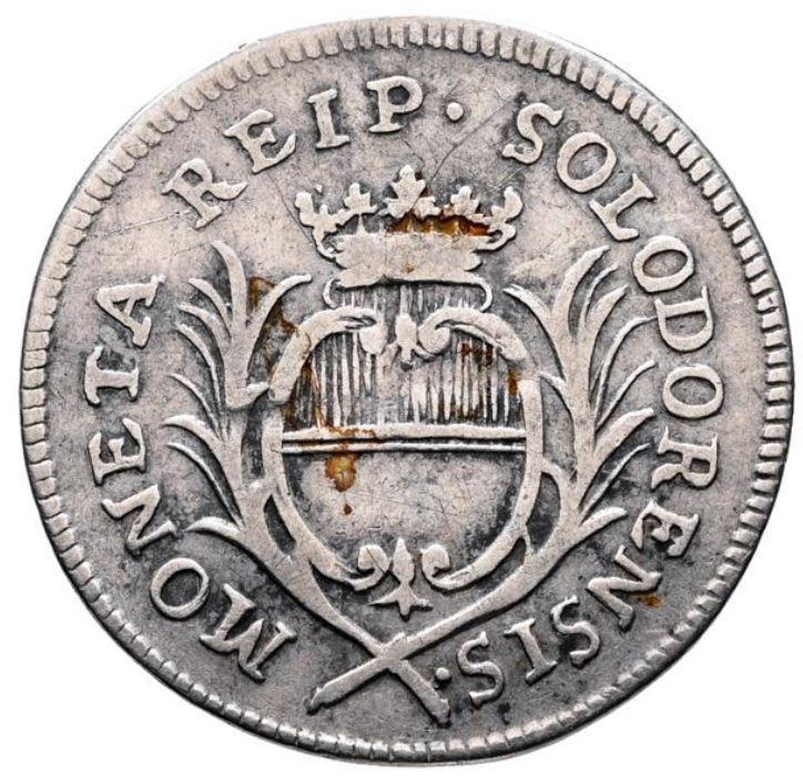Tutti le monete: Solothurn.10 Kreuzer 1785 Silber. – Usato da Niederlenz venduto da Angi_e 1