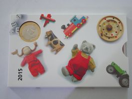 Schweizer Baby Münzsatz 2015 stgl ***TOP***
