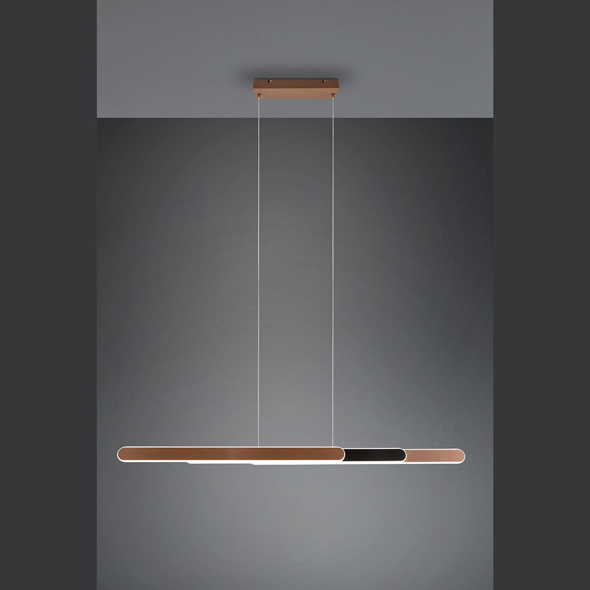 Lampadari & plafoniere: LED Pendelleuchte, Farbwechsler, Braun – Nuovo (secondo la descrizione) da Kreuzlingen venduto da Smart-Light 9