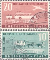 Französische Zone in Deutschland 100 Jahre Briefmarken gest.