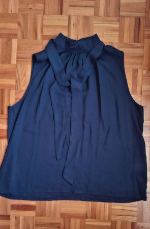 Blouse Shein bleu marine/Bluse Shein marineblau