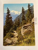 Ancienne carte postale La Creusaz Valais - Mont-Blanc