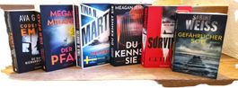 6x spannende  Thriller / Krimi  Romane Neuausgaben 2024