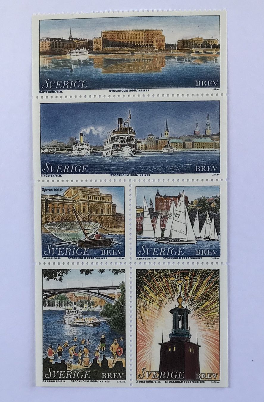 Alle Briefmarken: BRIEFMARKEN SCHWEDEN – Gebraucht aus Ostermundigen von Wyatt-Earp 2