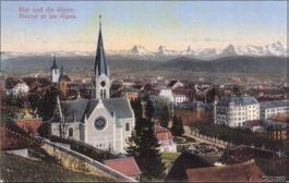 Biel Bienne // Kirche Alpen 1917