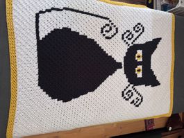 Couverture au crochet fait maison