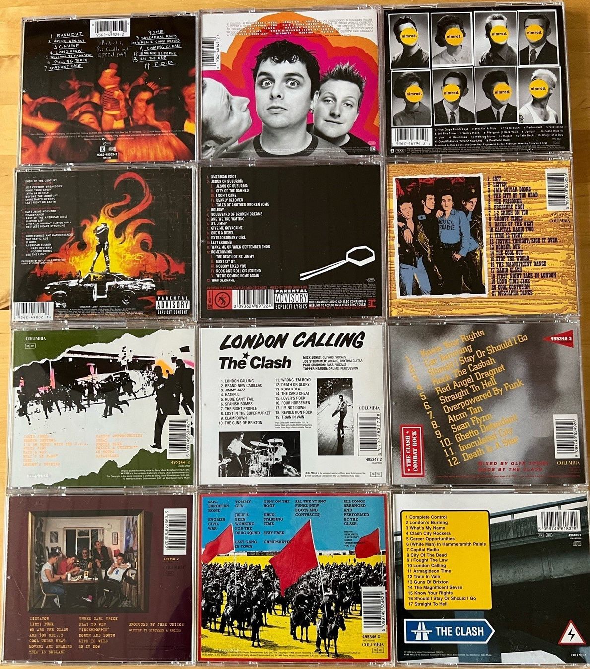 CD: PUNK - Greenday and The Clash auf 12 CDs – Usato da Zufikon venduto da h_s_8xnb 1