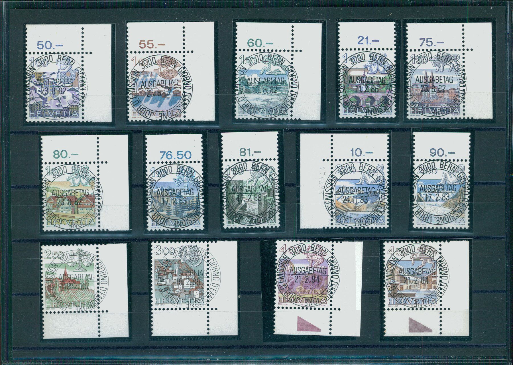 Tutti i francobolli: TIERKREISZEICHEN 1982/86 VOLLST. – Nuovo (secondo la descrizione) da Wetzikon ZH venduto da Philimpex