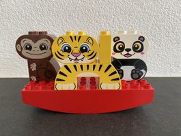 Duplo Tiere Set Affe Tiger Panda auf Wippe 🐒🐯🐼