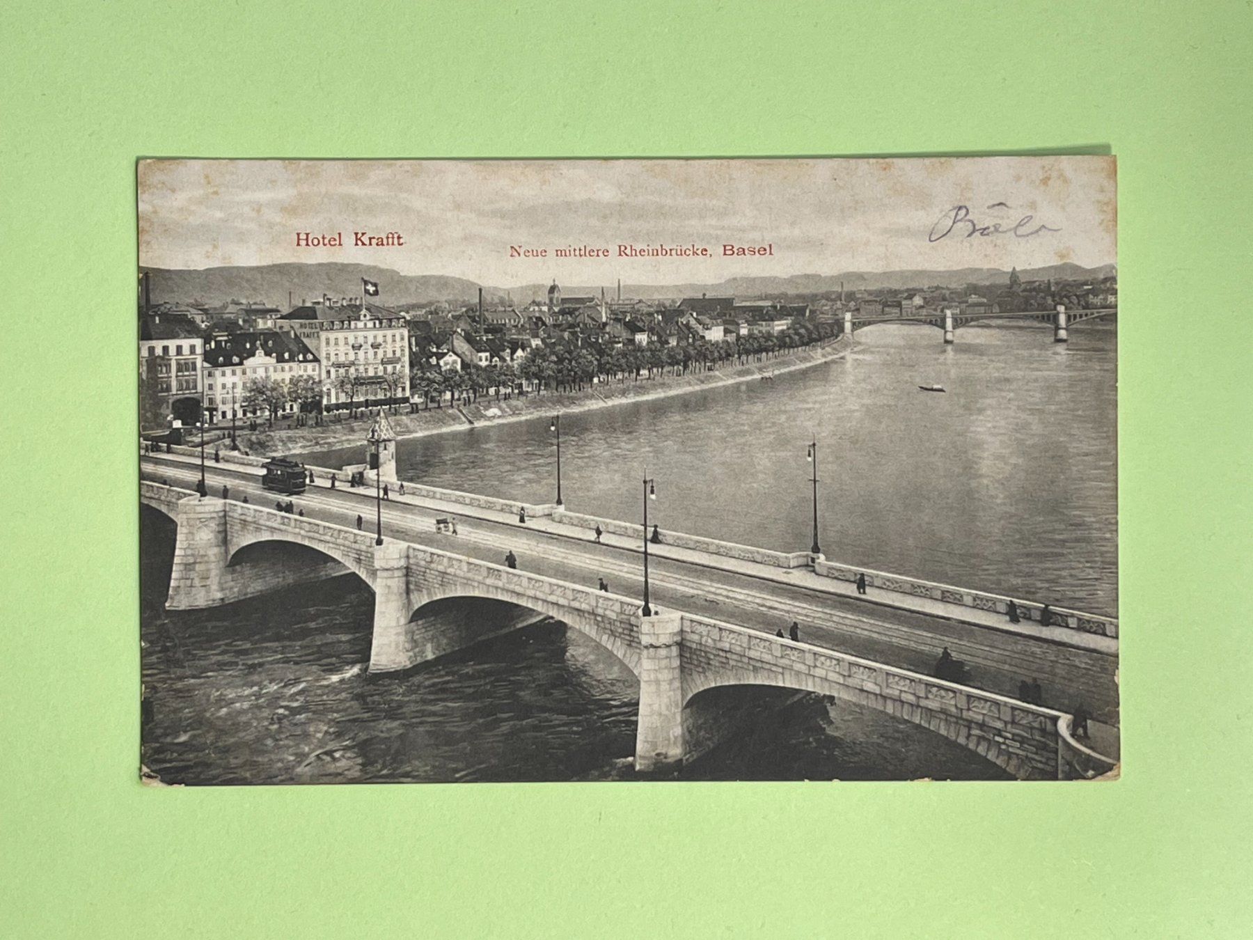 Cartoline postali: Hotel Krafft, Basel – Usato da Steg VS venduto da _vinci_