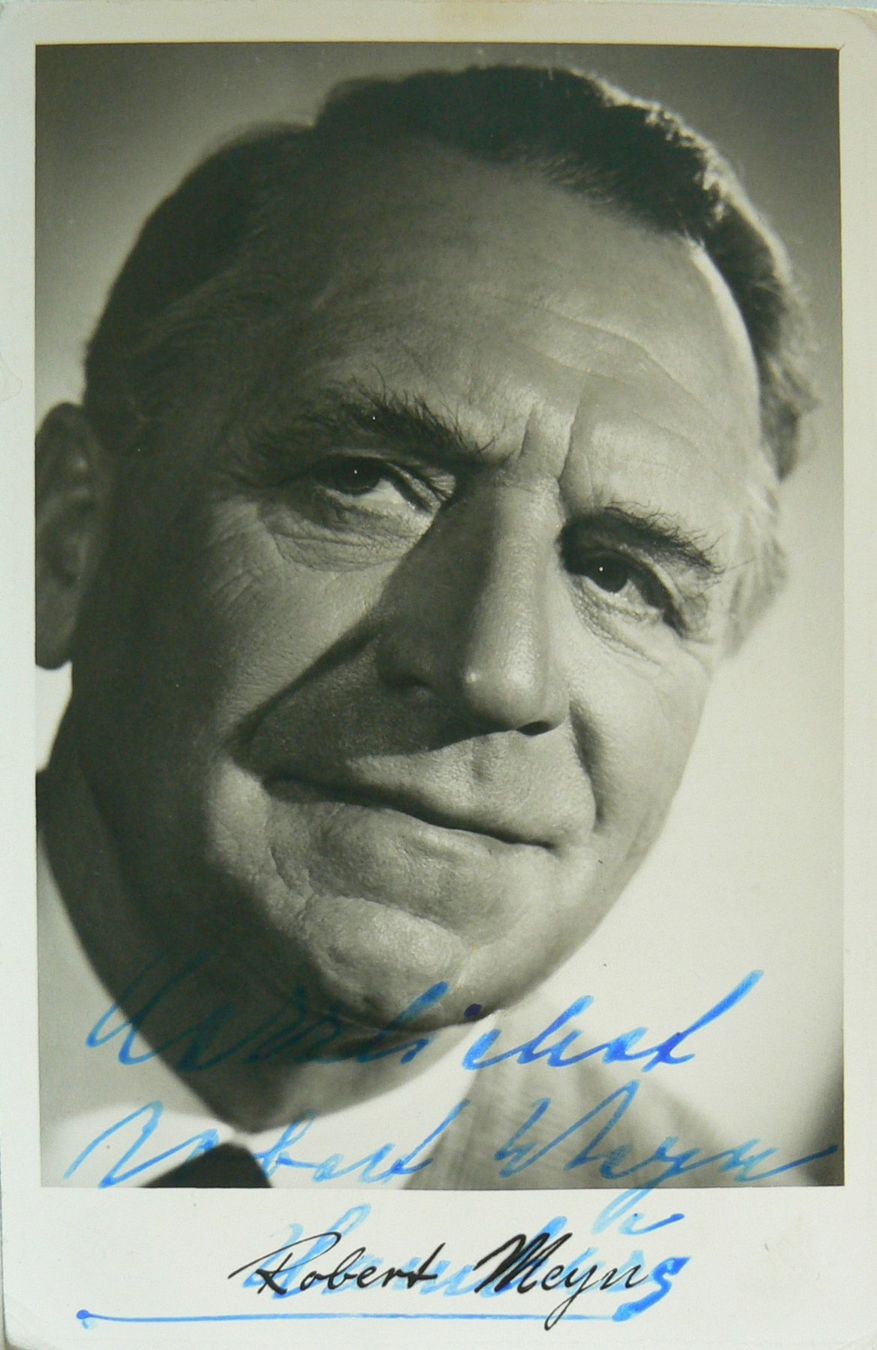 Autografi: Robert Meyn (1896-1972)  Schauspieler - Autogramm – Usato da Dietikon venduto da cyranos1