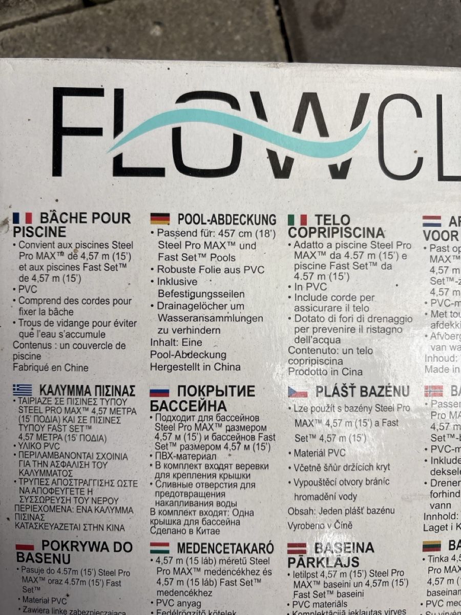 Piscine: Bestway Flowclear Steel Pro MAX Poolabdeckung OVP – Nuovo e nell'imballaggio originale da Seewil venduto da josha.elia 1