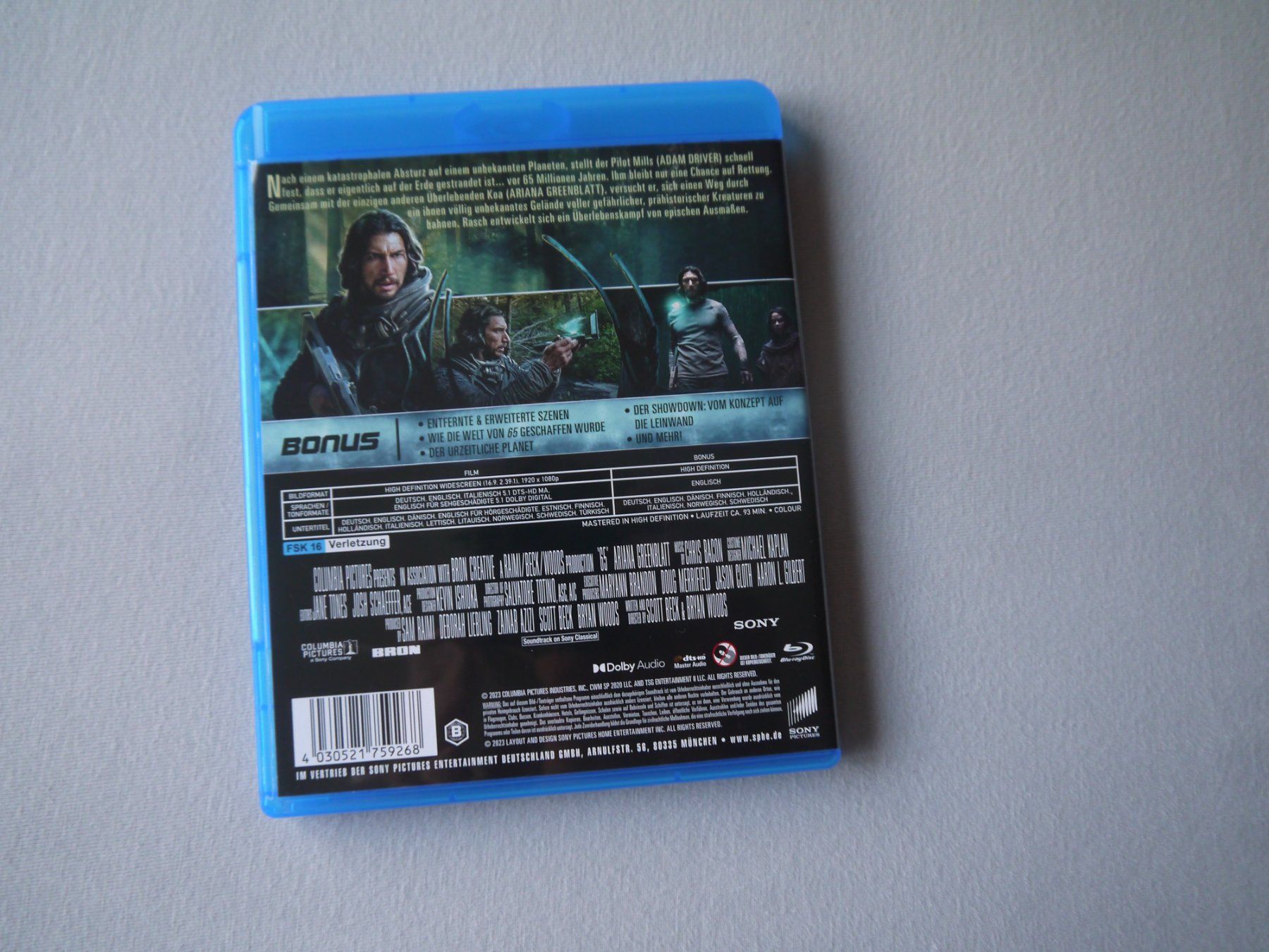 Alle DVDs: 65 - Adam Driver – Gebraucht aus Hagendorn von Blaf 1