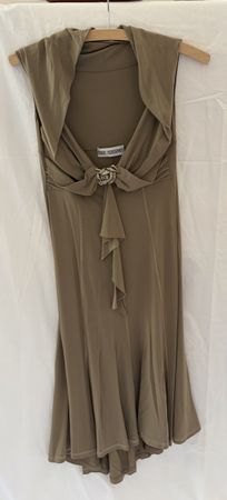Abito Mariagrazia Severi elegante color tortora – taglia S