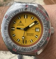 Rare 1970 DOXA Sub 300T Diving Star Synchron Diver Watch!