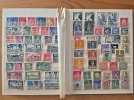 Briefmarken weltweit in Album BC1 Zustand gemäss Bilder