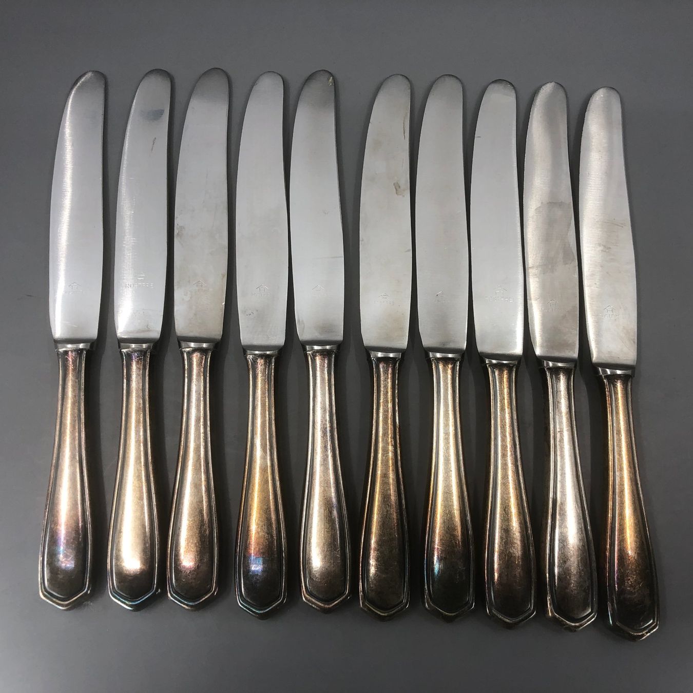 Posate: 10 Messer versilbert Hans  P – Usato da Basel venduto da Tiabeanie 1