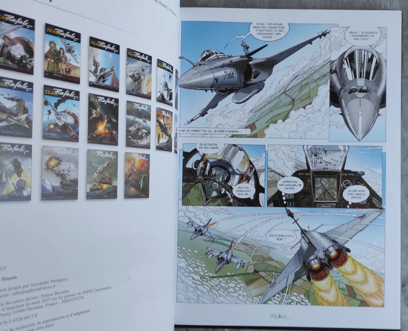 Fumetti: TEAM RAFALE 1. Présentation Alpha – Usato da Biel/Bienne venduto da pijama 4