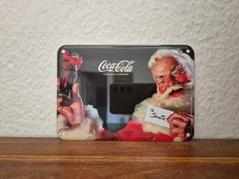 Blechschild Coca Cola Weihnachten Schild Blech Reklame Retro