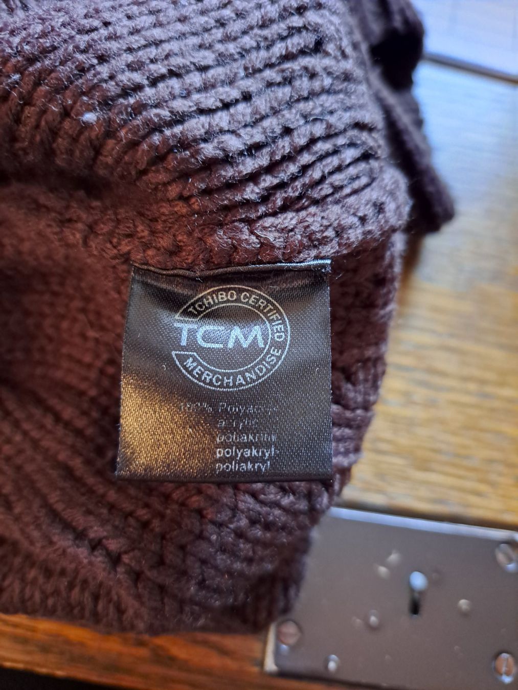 Tchibo Kleider: Strickkleid braun Kurzarm mit Rollkragen – Gebraucht aus Rafz von MuriFinn 4