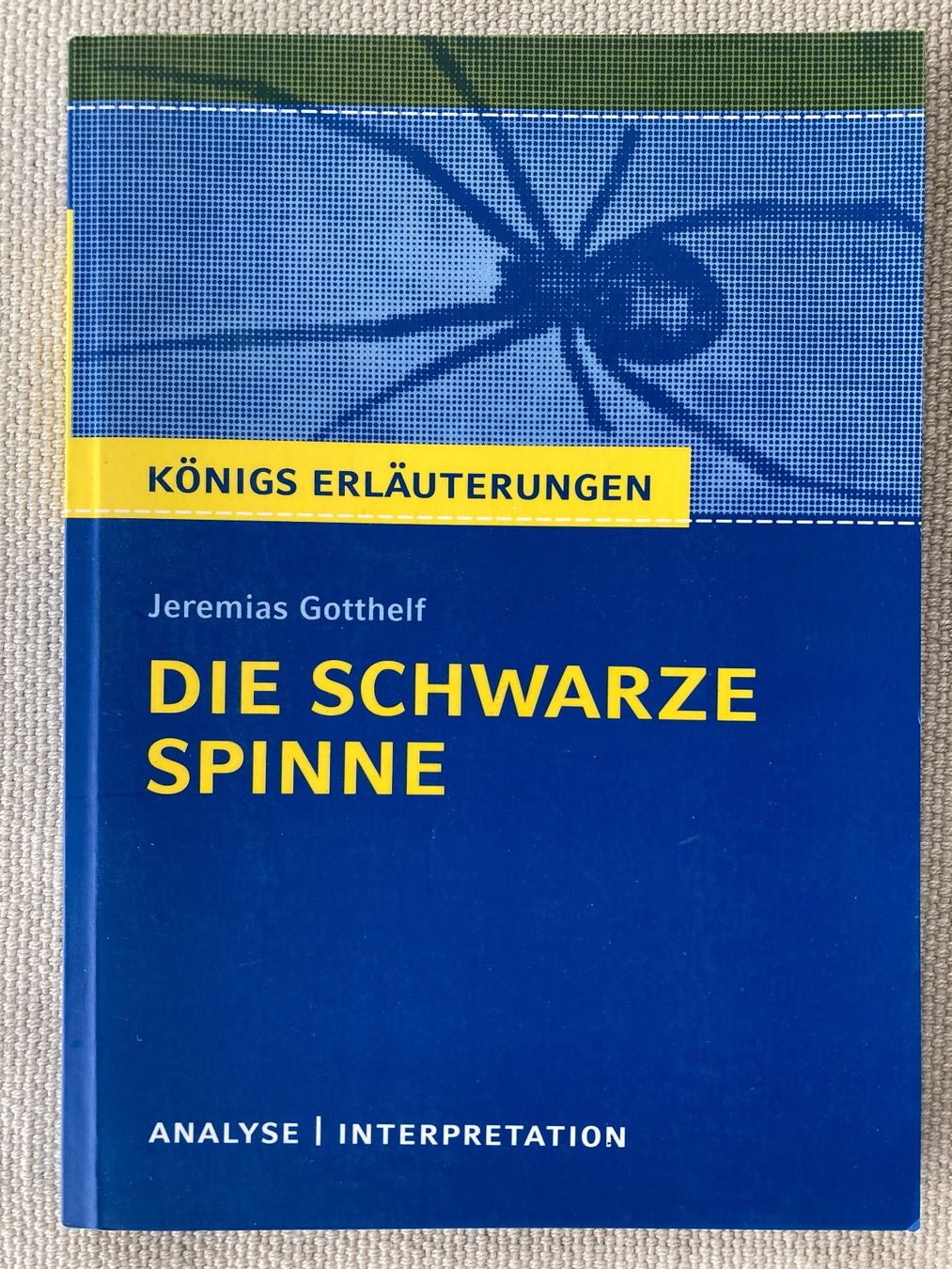 Libri: Jeremias Gotthelf, Die schwarze Spinne, Analyse/Interpret. – Usato da Baden venduto da Yoyo1