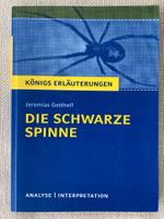 Jeremias Gotthelf, Die schwarze Spinne, Analyse/Interpret.