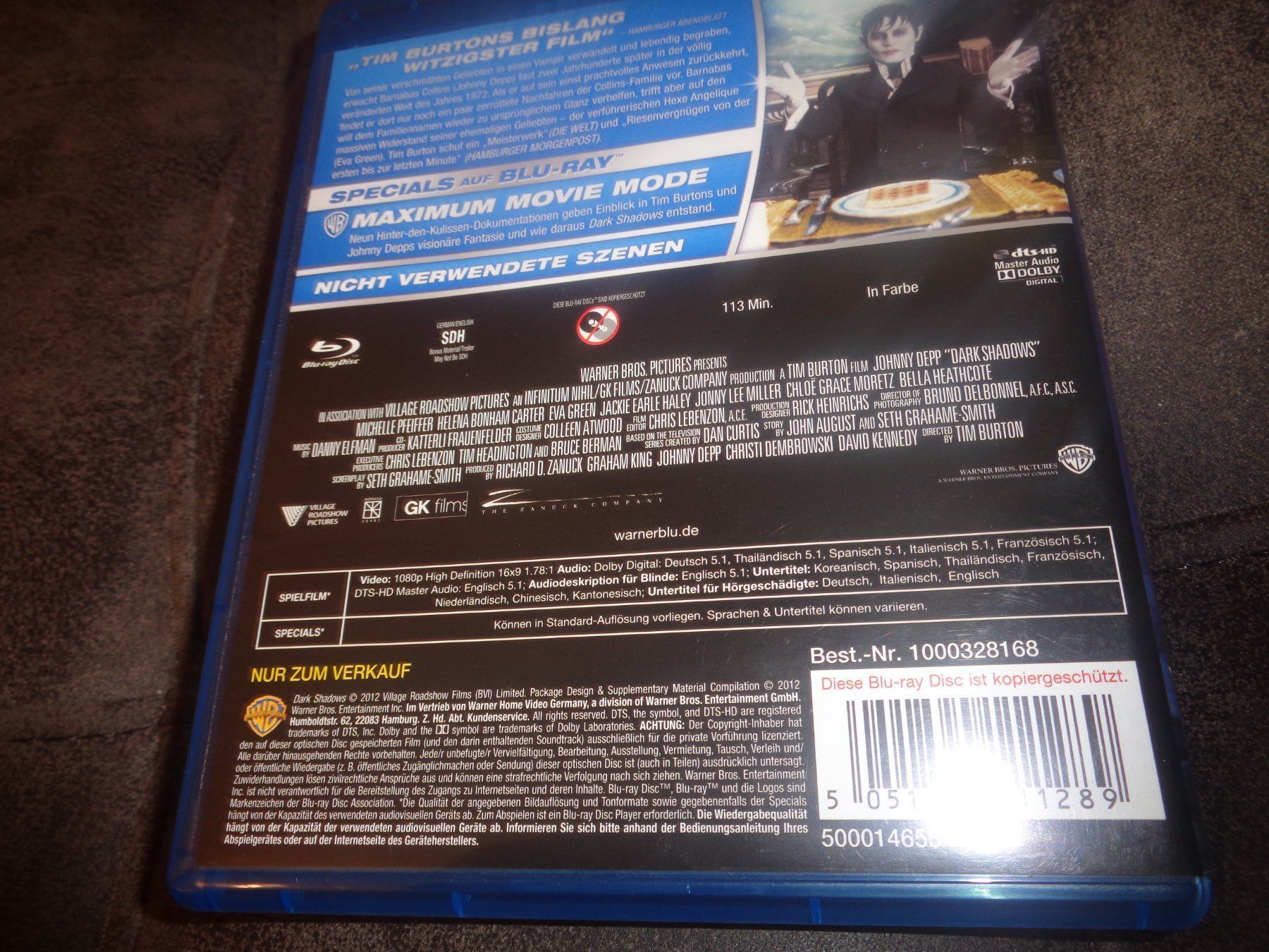 Alle DVDs: Dark Shadows BLU-RAY – Gebraucht aus Olten von Disc-Verkauf 2