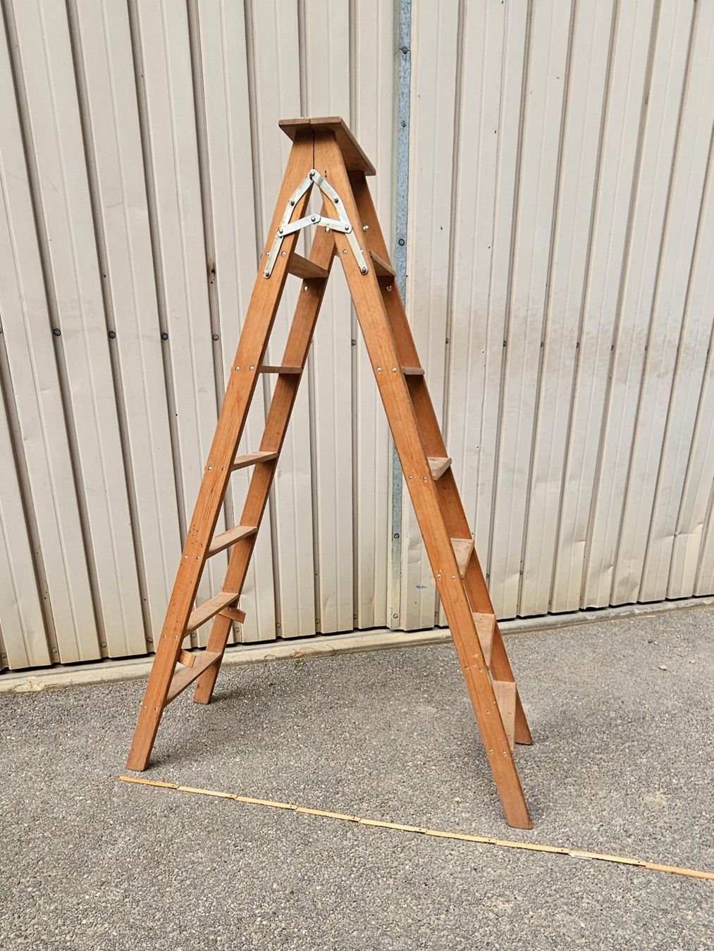 Scale: Vintage grosse Trittleiter 176 cm – Usato da Tenniken venduto da tententen30 2