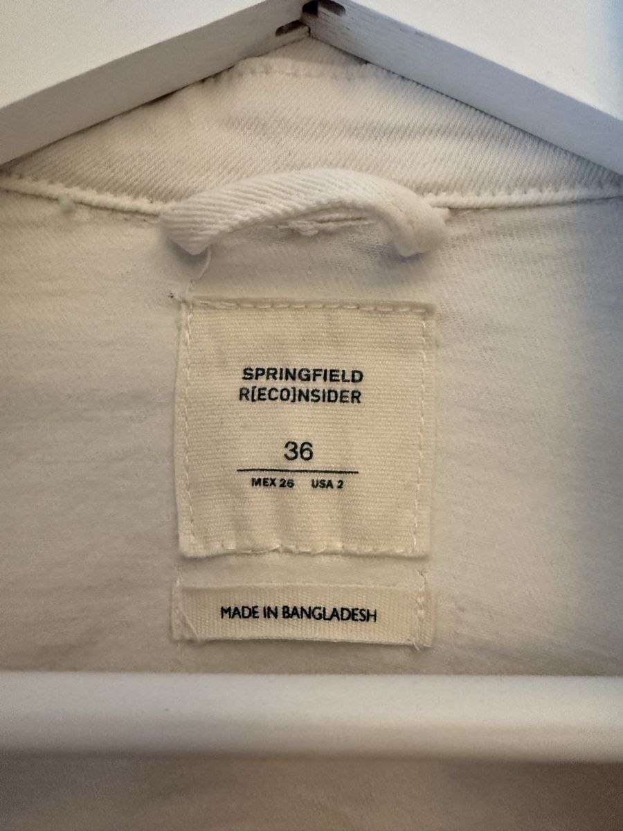 Giacche: Veste en jean Springfield blanc – Usato da Lausanne venduto da pir_q2jw 2
