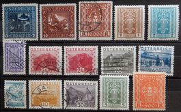 Österreich Lot mit alten Werten VII