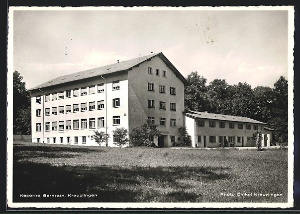 Cartoline postali: AK Kreuzlingen, Kaserne Bernrain – Usato da Berlin venduto da bartko-reher