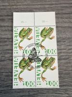 Briefmarken Serie Frösche und Schmetterling 1995