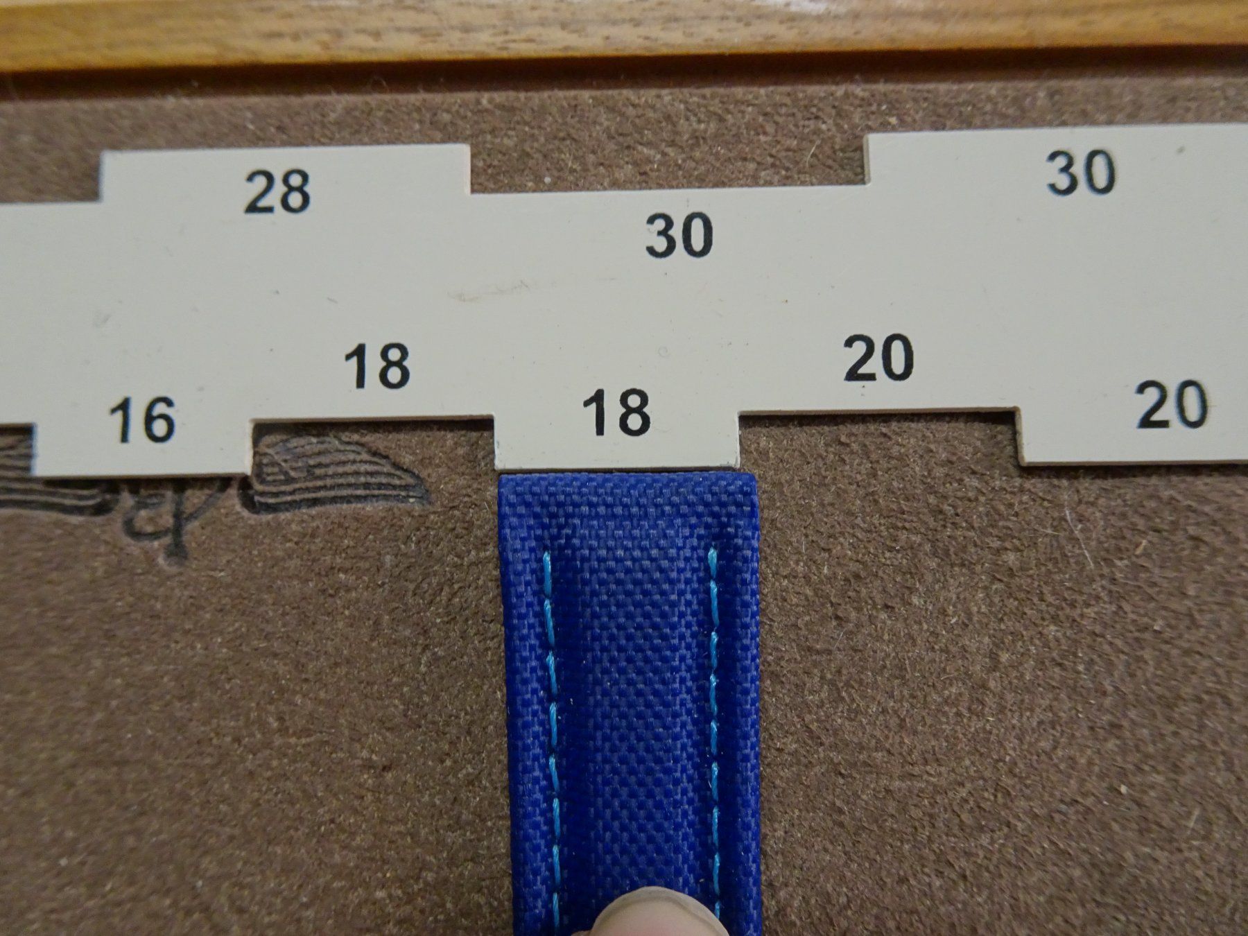 Bracciali & Braccialetti: Uhrenband Blau 19mm – Nuovo (secondo la descrizione) da Winterthur venduto da Sintoras01 3