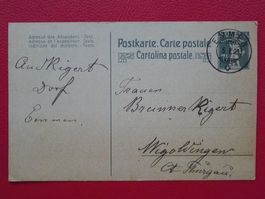 1920, saubere Postkarte von EMMEN LU