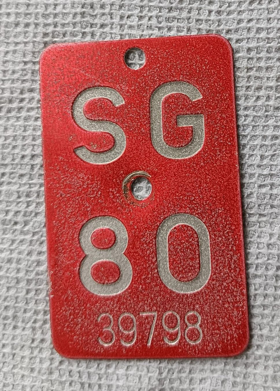 Ecriteaux: Velonummer – D'occasion à Au SG par Hoffnungsstreifen
