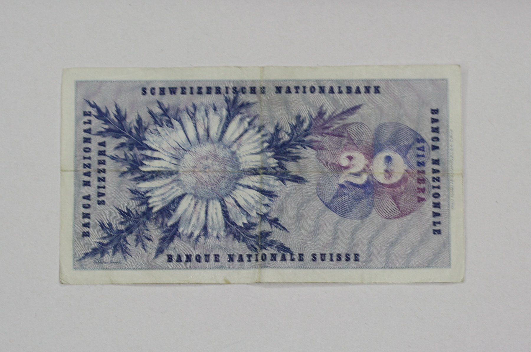 Banconote: 20 Franken Note 1961 – Usato da Chur venduto da Invinoveritas 1