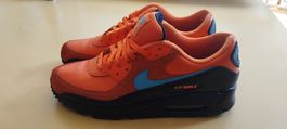 Baskets Nike Air Max 90 orange bleu taille 45 EUR