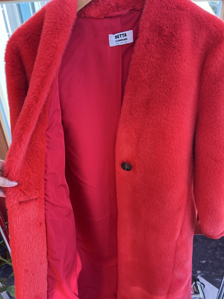 Cappotti: BETTA CORRADI Mantel rot Teddy Gr. S – Nuovo (secondo la descrizione) da Zürich venduto da car_x52z 3