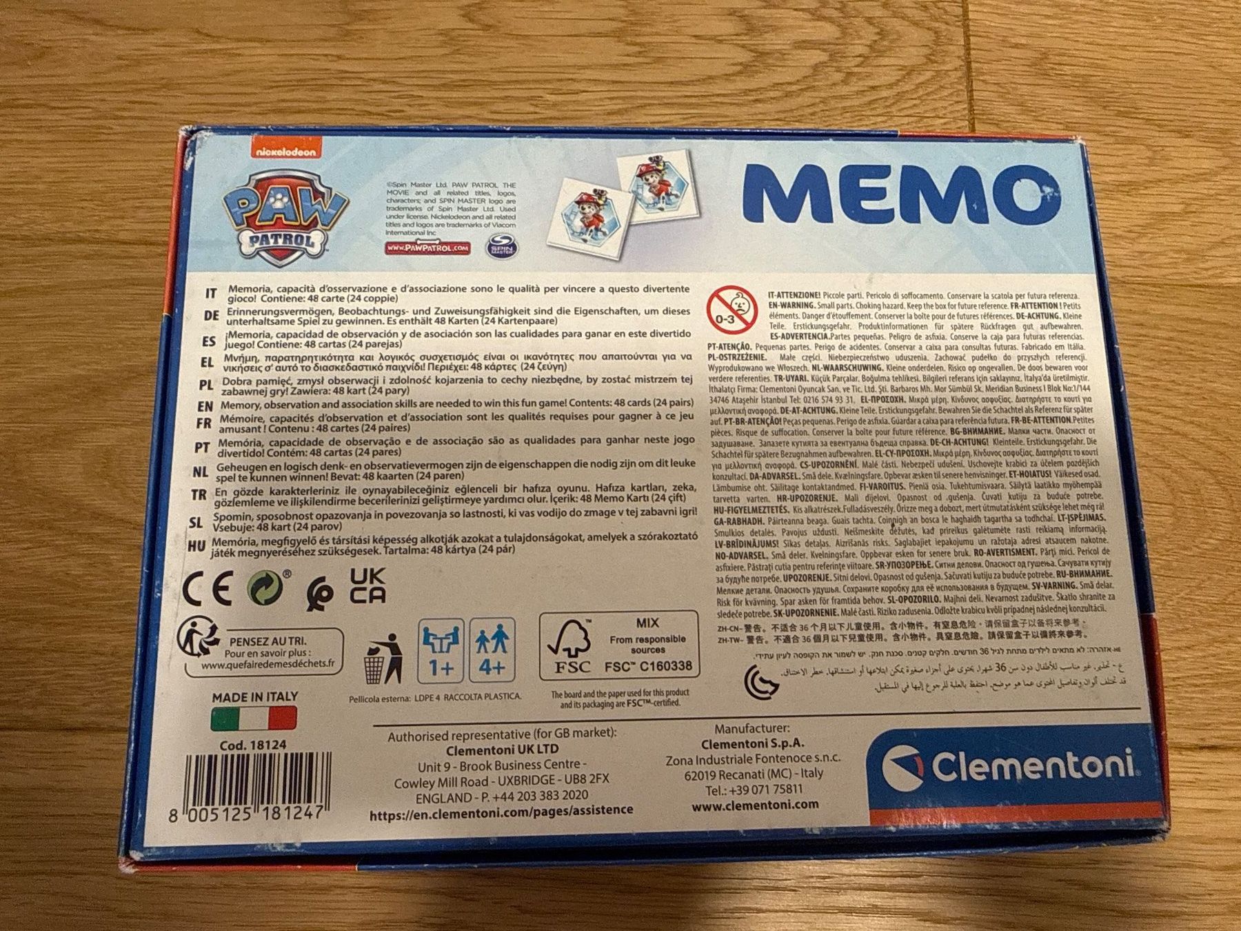 Clementoni Jeux: Paw Patrol Memory – D'occasion à Schönenwerd par __chiara__ 3
