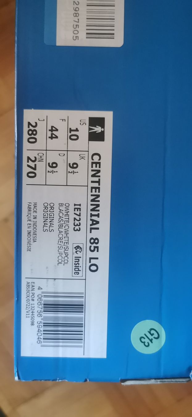 Adidas Scarpe da uomo: Adidas Centennial 85 low 44 – Nuovo e nell'imballaggio originale da Genève venduto da vins50 7