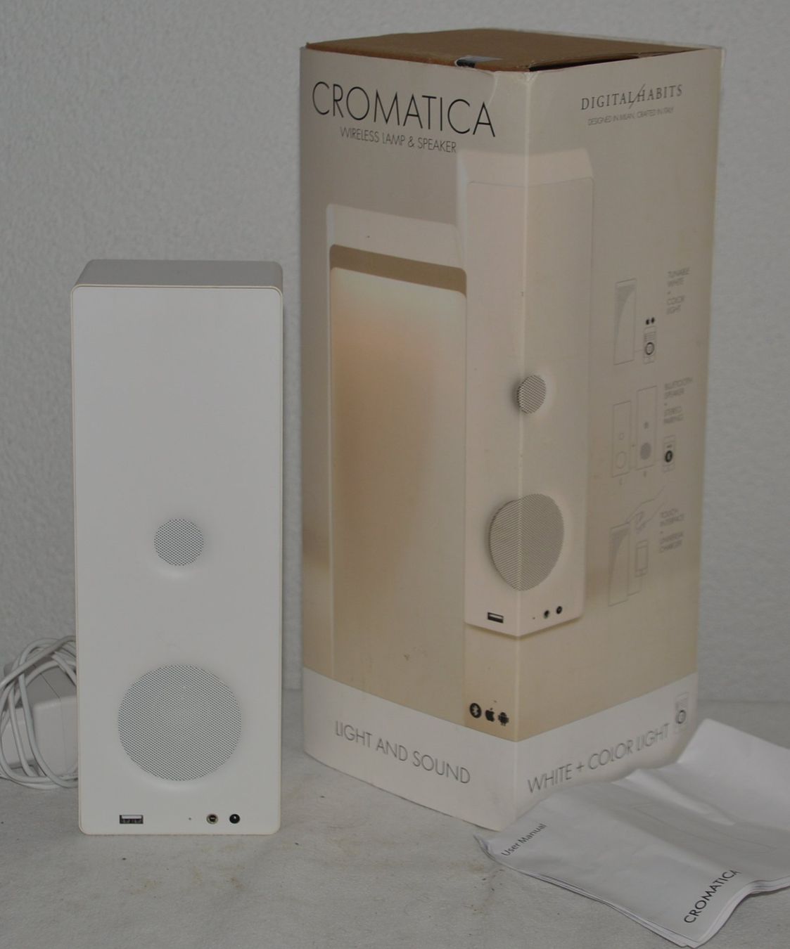 Haut-parleurs: Digital Habits Cromatica Lamp and Wireless Bluetooth Speaker – D'occasion à Collonges par arashee 4