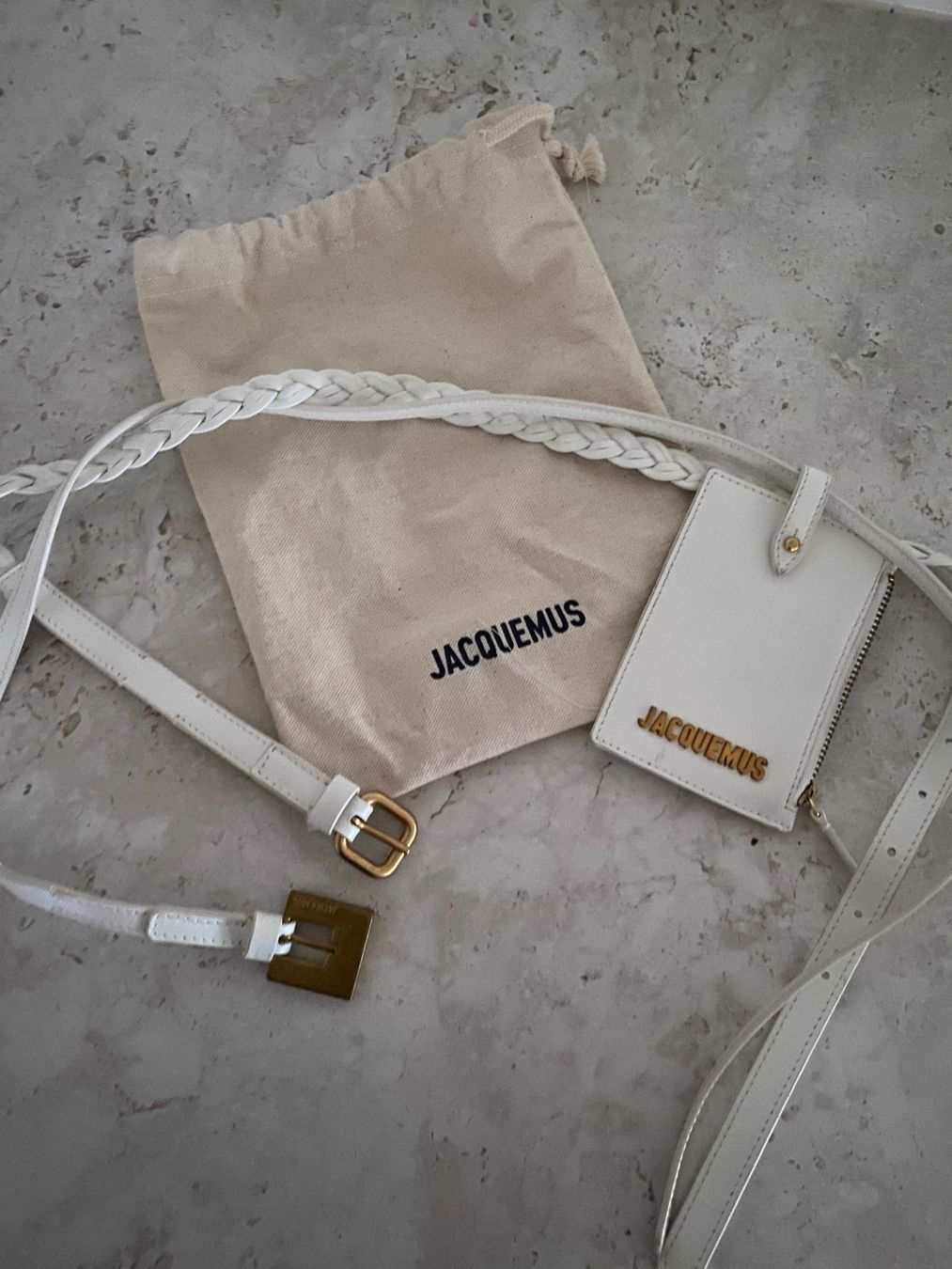 Gürtel: JACQUEMUS Gürtel La Double Centre Pouch Belt – Gebraucht aus Jona von vanessasupermarket20 7
