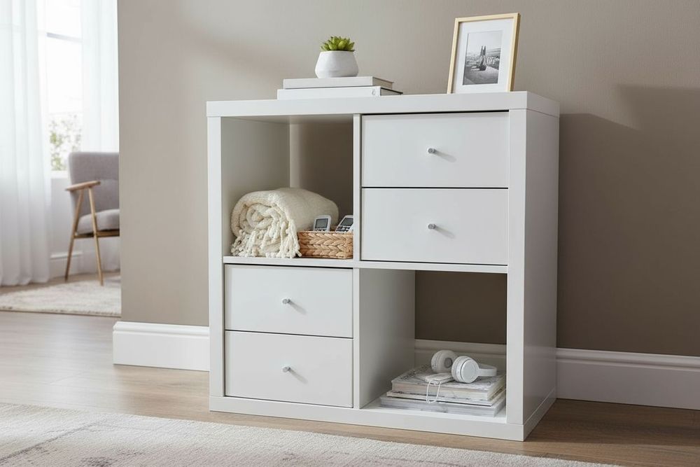 Faszinierend Kleines Regal Mit Schubladen Bilder