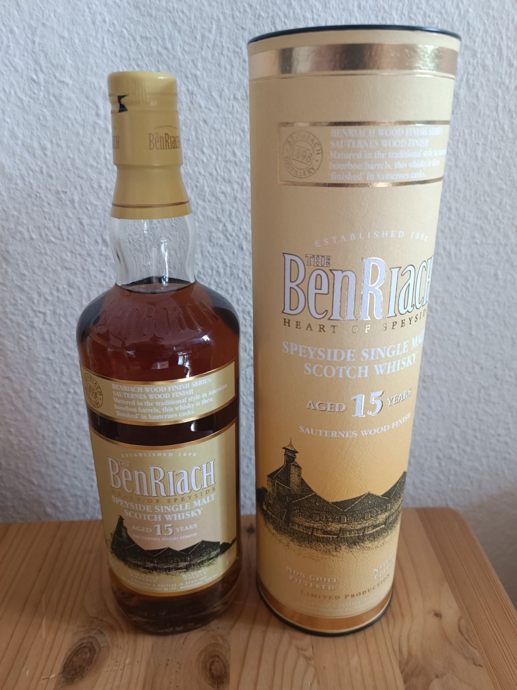 Benriach Bevande alcoliche: Benriach 15y Sauternes – Usato da Zürich venduto da schafi1980