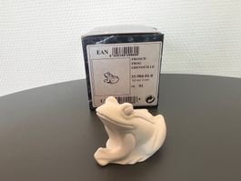 Goebel Frosch Biskuitporzellan weiss matt 5cm (OVP)