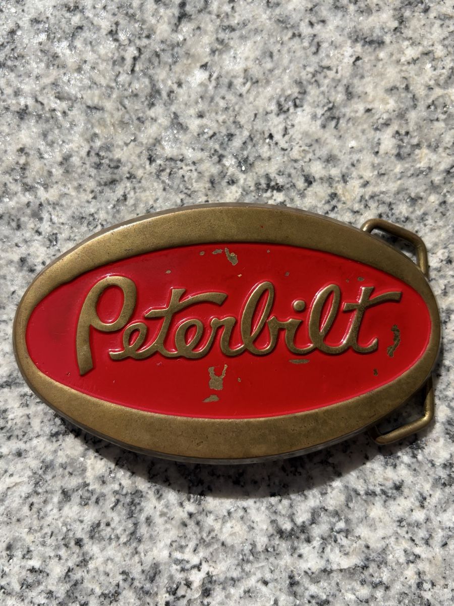 Gürtelschnallen: Gürtelschnalle Peterbilt – Gebraucht aus Rotkreuz von Once0