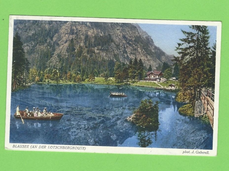 Cartoline postali: Blausee – Usato da Zürich venduto da t24_de