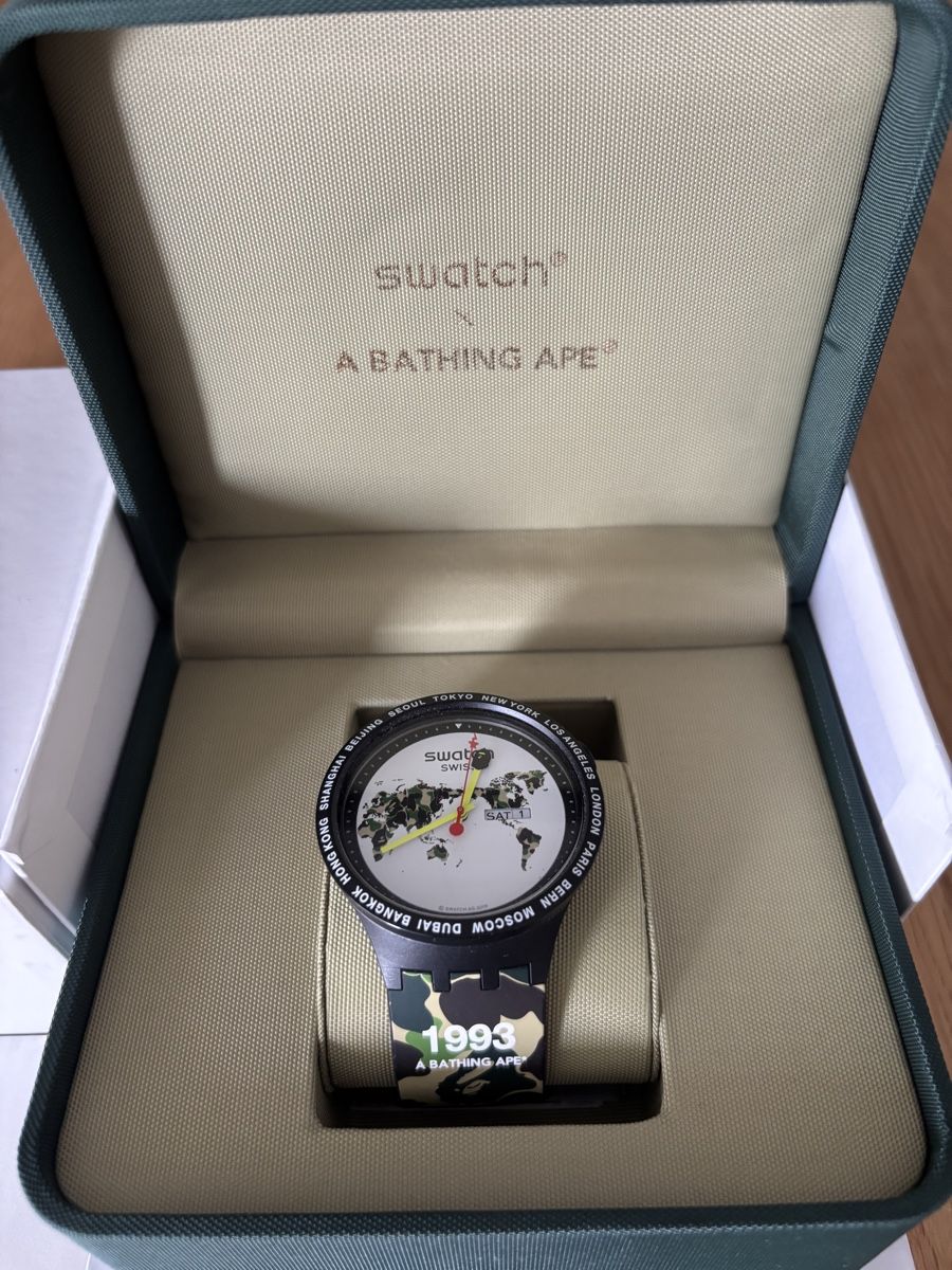 Swatch Orologi: Swatch Big Bold BAPE collector edition – Nuovo e nell'imballaggio originale da Mellingen venduto da Guilhermefurlan