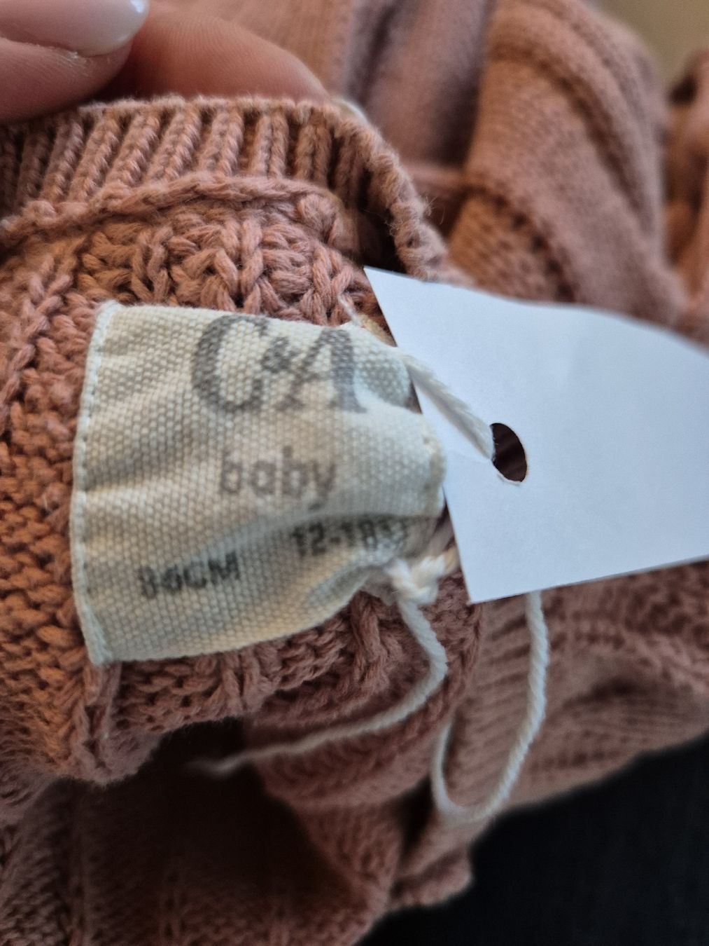 C&A Maglioni & Felpe: Baby Pullover C&A rosa gestrickt Grösse 86 – Usato da Adliswil venduto da Stardust11 2